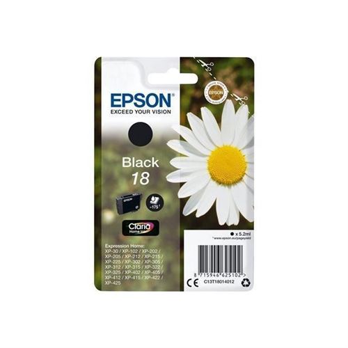Epson 18 - noir - originale - cartouche d'encre