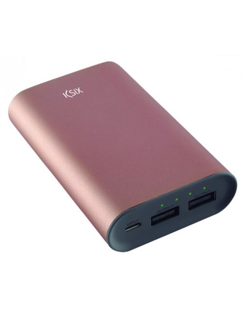 Power Bank Rose Metal 6000mah Ksix