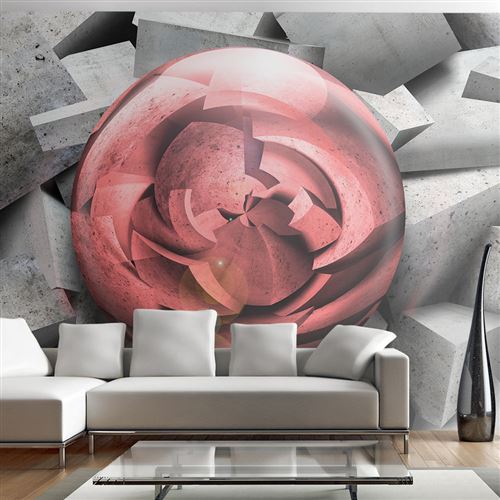 Papier peint Rose de pierre-Taille L 200 x H 140 cm