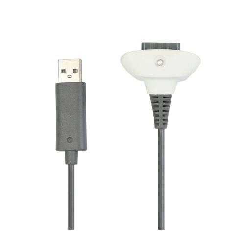 Cable de charge manette xbox 360 1,8 m