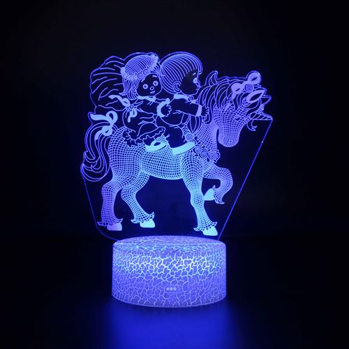 Stack Lampe 3D Tactile Veilleuses Enfant 7 Couleurs Avec Telecommande - Licorne #759