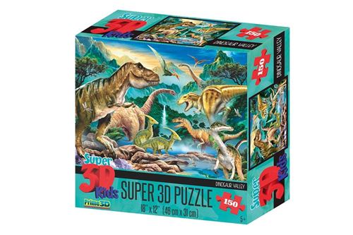Prime 3D puzzle de Dinosaur Valley 3D 150 pièces