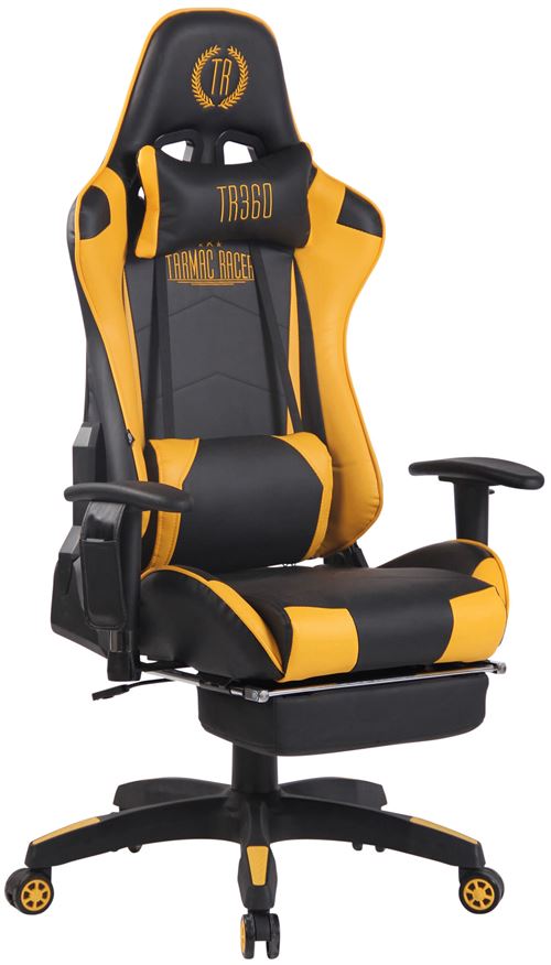 Fauteuil de Bureau Turbo XFM , Noir / Jaune