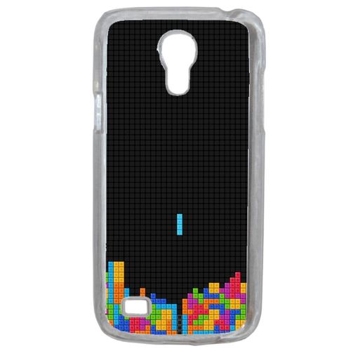 Coque Tetris Black Compatible Samsung Galaxy S4 Mini Transparent