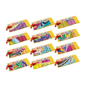 Trousse enroulable de 25 feutres Stabilo Just like you Jaune