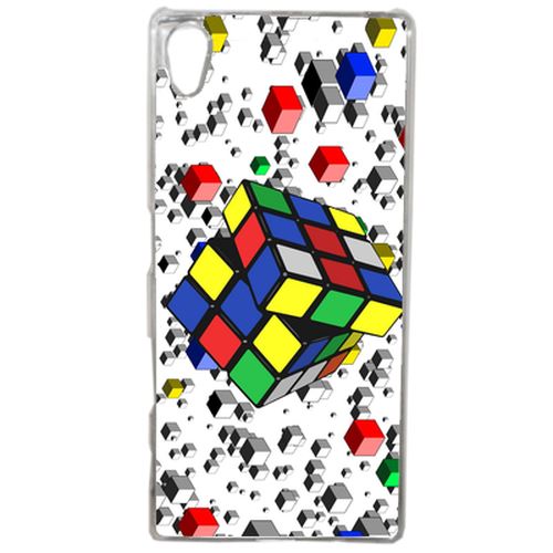 Coque Rubik's Cube 3d Compatible Sony Xperia Z5 Transparent