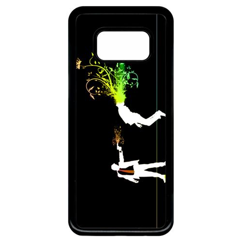 Coque samsung galaxy s8 abstrait head shot