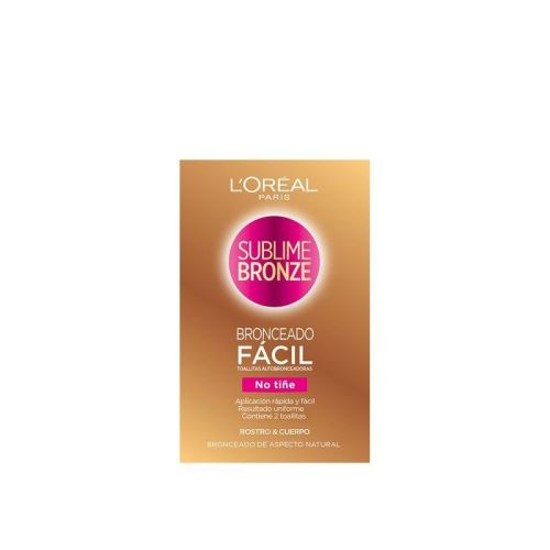 Lingettes Autobronzantes Sublime Bronze L'Oreal Make Up (2 uds)