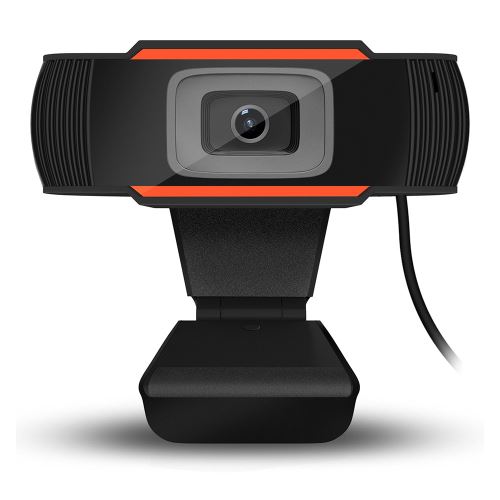 Webcam HXSJ A870 USB 480P à mise au point fixe Microphone de jeu sonore intégré
