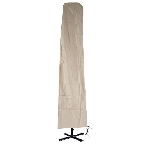 Housse de protection pour parasol d&eacute;port&eacute; N22, fermeture &agrave; glissi&egrave;re, &oslash; 5m