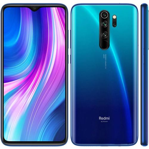 Smartphone Xiaomi Redmi Note 8 Pro 6Go/128Go Dual Sim Débloqué - Bleu (avec 2 ans de garantie UE)