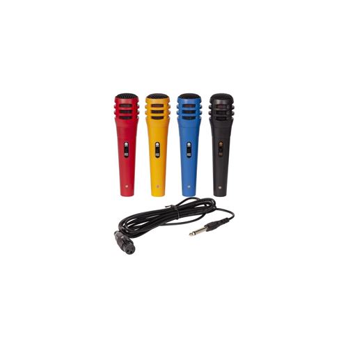 LTC DM500 - Kit de microphone - noir, bleu, jaune, rouge