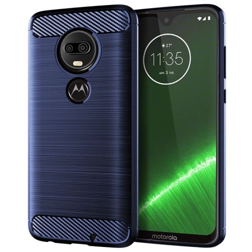 Etui Coque de protection durable souple pour Moto G7 Plus - Blue