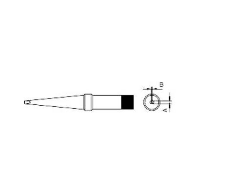 Weller 4PTK7-1 Lötspitze Langform Spitzen-Größe 1.2mm Inhalt 1St.