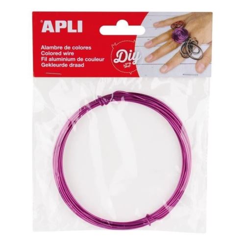 Apli fil métallique rose agi-014099