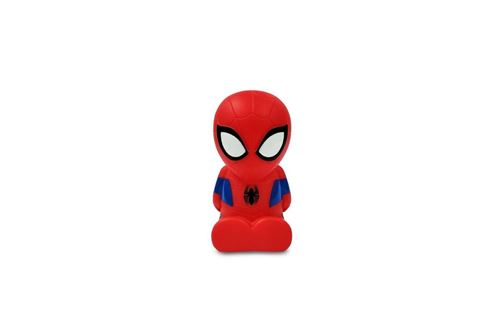Lexibook- Spider-Man Veilleuse de Poche LED pour Chambre d'enfants, Changement de Couleurs, lumière Douce, à Piles, Bleu/Rouge, NLJ01SP