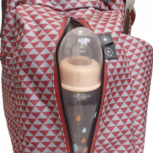 Sac a langer Beaba Sydney II Play Print Rouge Achat prix fnac