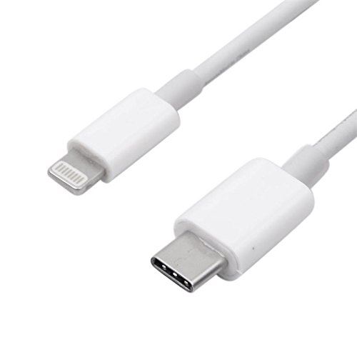 INECK® Cable USB Type C vers Lightning, 1 Mètre pour Apple iPhone 8 / 7 / 6 / 6s / SE / 5s / 5, iPhone 8 Plus / 7 Plus / 6s Plus / 6 Plus, iPad 2017, iPad Pro 12,9 / 10,5 / 9,7 / iPad Air 2 / iPad 4 / iPad mini