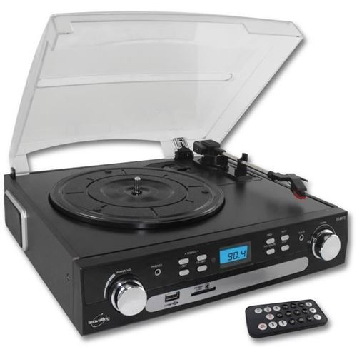 GENERIQUE Inovalley retro-05 platine vinyle et lecteur k7 num&eacute;rique retro 05 