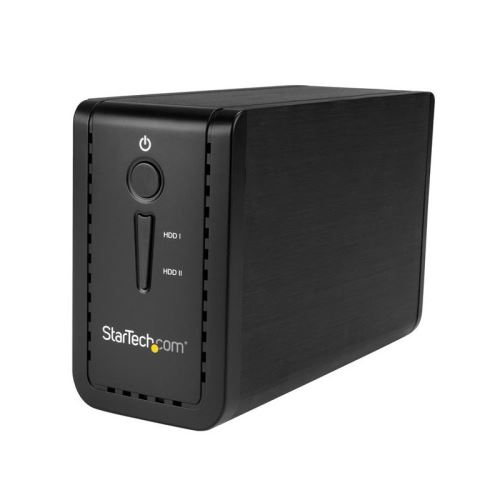 Switch, Commutateur Startech Boîtier Usb 3.1 Pour Deux Disques Durs Sata De 3,5 (6 Gb/s) Avec Raid - Usb-c Et Usb-a