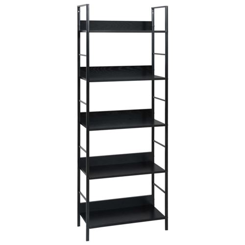 VIDAXL - Bibliothèque - 5 Niveaux - Noir - 60x27,6x158,5 cm - Image 3