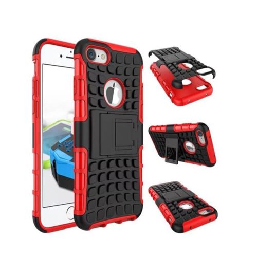 Coque Anti Choc Pour Apple Iphone 8 Plus Modèle Spider - Rouge