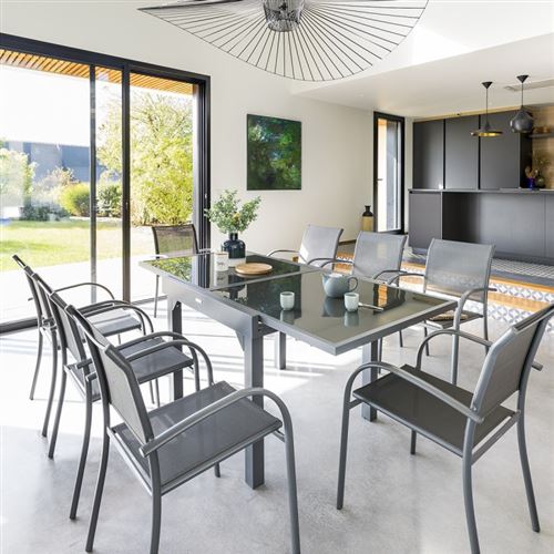 Hesperide Table de jardin extensible Piazza - vue 1