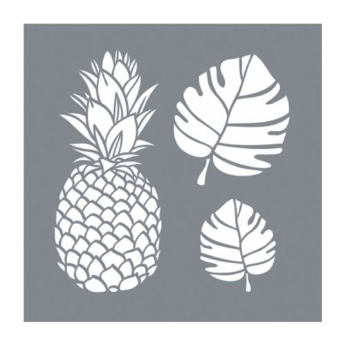 Pochoir tropical - 2 plaques