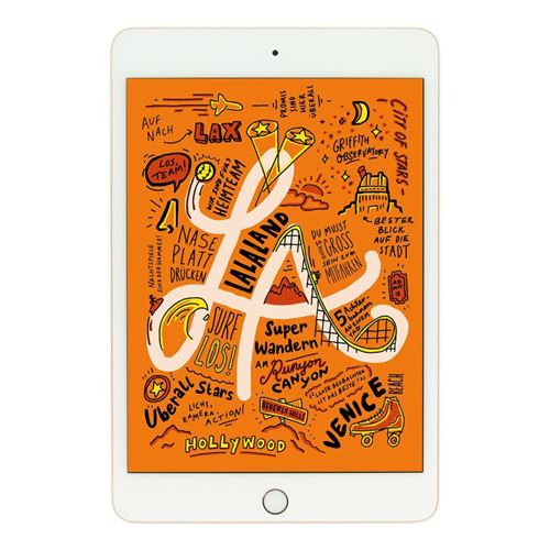 Apple iPad mini 5 Wi-Fi + Cellular - 5ème génération - tablette - 64 Go - 7.9 IPS (2048 x 1536) - 4G - LTE - or