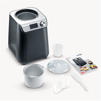 Sorbetière Severin EZ 7407 135 W Noir et Argent