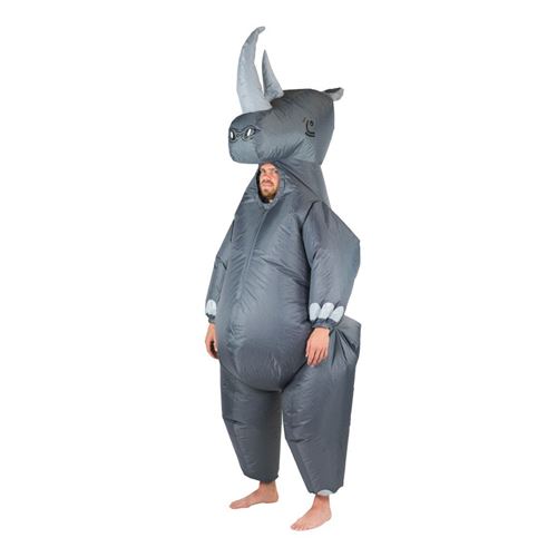 Bodysocks costume d'adulte rhinocéros gonflable taille unique