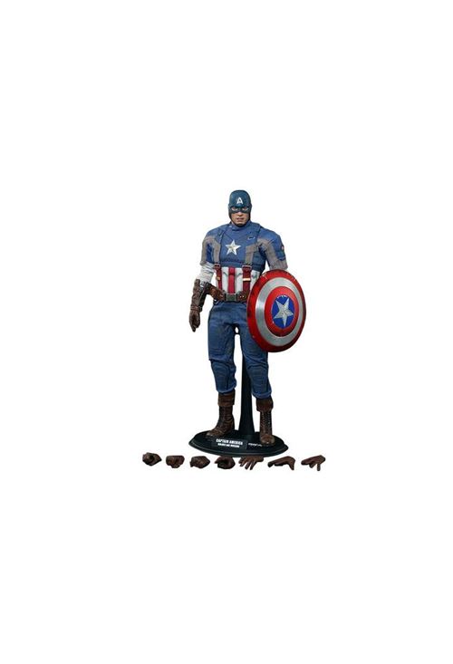 Figurine Hot Toys MMS240 - Marvel Comics - Captain America : The Winter Soldier - Captain America Golden Age Version