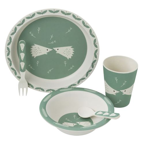 Set repas bambou Hérisson Fresk