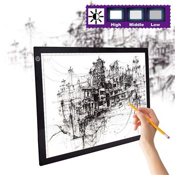 Tablettes Graphiques,A3 A4 A5 tablette graphique LED dessin