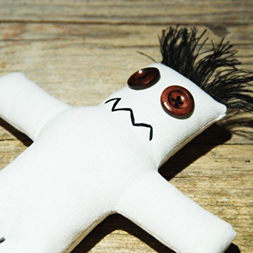 The Voodoo Shop Darko Doll White “ Voodoo poupée avec aiguille et instructions de Ritual