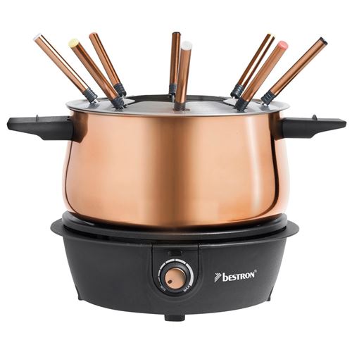 Bestron AFD850CO - Fondue - 1.5 litres - 1.5 kWatt - cuivre