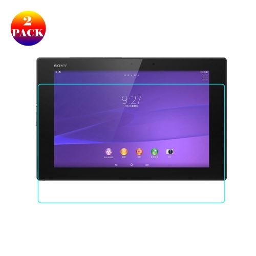 [2 pièces] Sony Xperia Z2 Tablet / Z4 Tablet Protecteur D'écran GOGODGO Film Protecteur en Verre trempé Film Transparent de quali