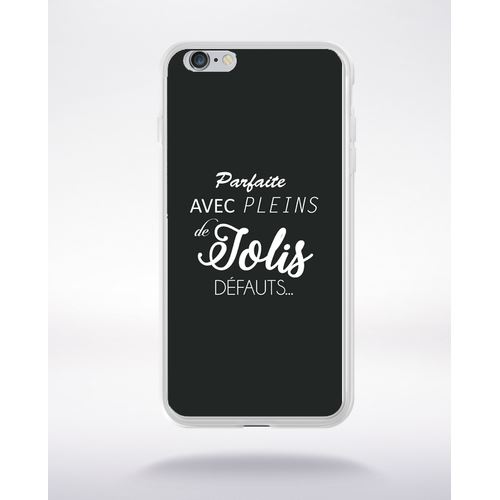 Coque Parfaite Avec Pleins De Jolis Defauts Fond Noir Compatible Iphone 6 Transparent