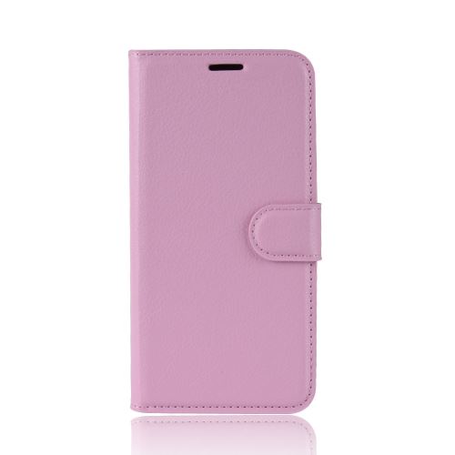 Etui coque en cuir Folio Portefeuille anti-choc pour Xiaomi Mi Play - Rose