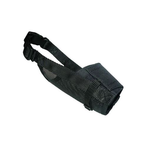 Comparer les prix de YAGO Museliere en Nylon Noir pour Moyen Chien, Partie Museau avec Filet Respirant et Reglable