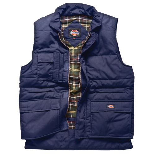 Dickies - Veste de travail sans manches - Homme (S) (Bleu marine) - UTBC2639