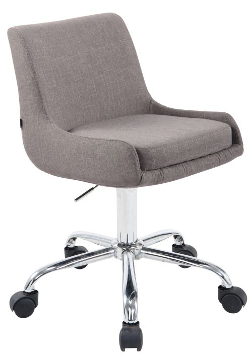 Tabouret de travail Club tissu , Gris