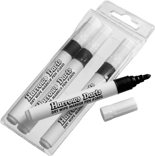 Marqueurs de tableau Buffalo blanc (4pcs.)