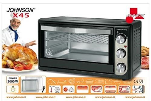 Johnson Four électrique x 45 statique ventilé Puissance 2000 Watt Capacità 45 litres noir