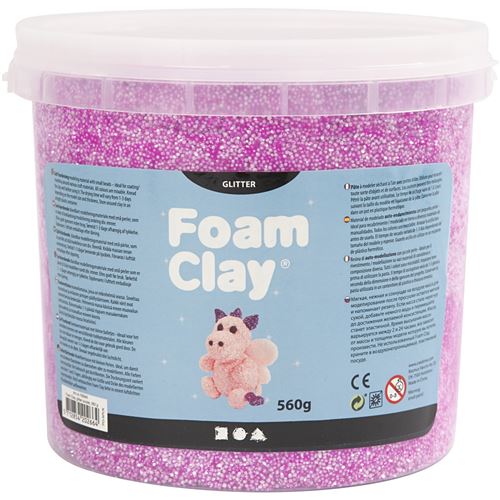 Foam Clay Foam Clay paillettes violet 560 grammes