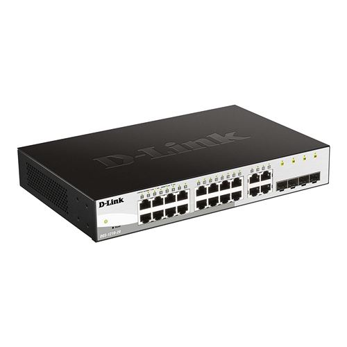 D-Link Smart Commutateur en cuivre avec 16 ports Gigabit + 4 ports Combo SFP