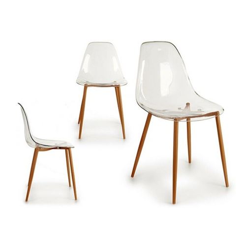 Chaise de Salle à Manger Gift Decor Transparent (54 x 85 x 46,5 cm)