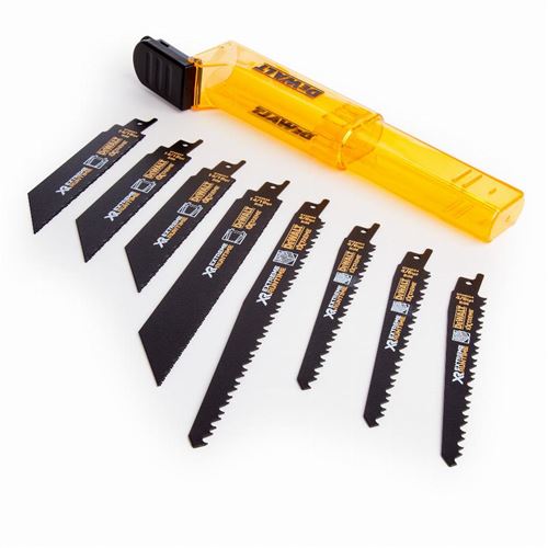 Coffret de 8 Lames scie sabre XR Extreme Runtime DEWALT - DT99551