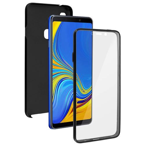 Coque Samsung Galaxy A9 2018 Protection Avant/Arrière Résistant Antichoc Noir