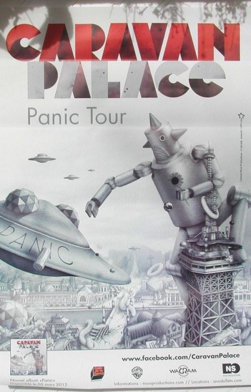 Caravan Palace - 61x100 cm - AFFICHE / POSTER État correct - N/A reconditionné disponible sur Fnac